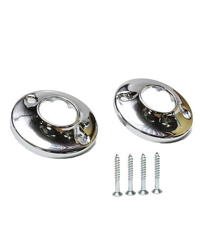 FLANGES PARA TUBO CORTINA DE BAÑO 1 PULG JGO 23-011