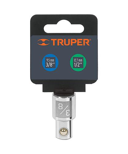 ADAPTADOR REDUCTOR PARA RATCH 3/8 PULG. A 1/2 PULG. TRUPER 13420
