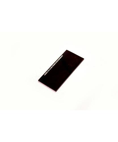 VIDRIO PARA CARETA RECTANGULAR OSCURO #12 3150 (DESC)