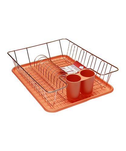 ESCURRIDOR DE PLATO METALICO KPL-26 + BASE PLAST. (DESC)