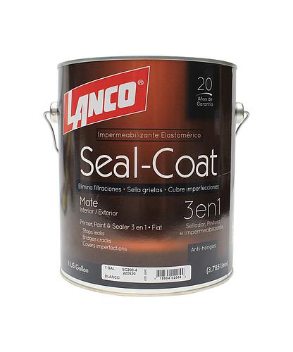 PINTURA ELASTOMERICA 3 EN 1 SEAL-COAT BLANCO GAL. LANCO SC 200-4 (NC)