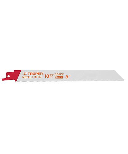 SEGUETAS PARA SIERRA RECIPROCA METAL 18DPP 8PULG TRUPER 10798 (PAR)