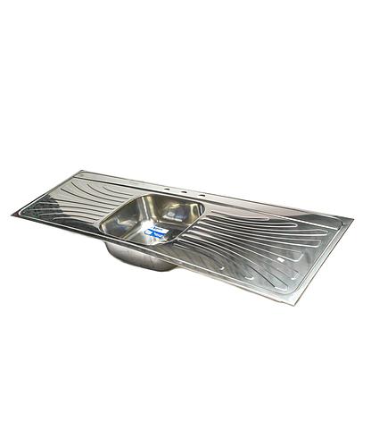 FREGADERO ACERO INOX 1 DEP 2 ESC. 1.50X0.50 MTS P-11584/A367-15050S