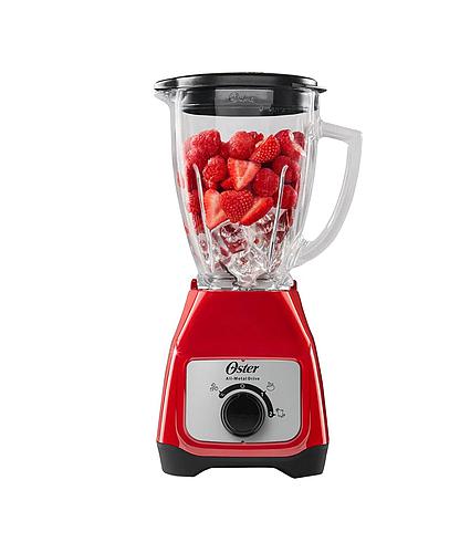 LICUADORA VASO VIDRIO 1.5 LTS. 2 VEL. ROJA PERILLA OSTER BLSTKAG-RRD