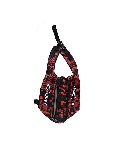 SALVAVIDAS PARA PERROS RED PLAID MEDIUM 157200-100-030-19
