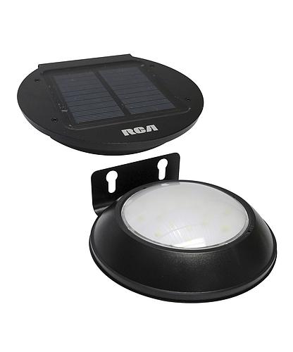 LAMPARA LED SOLAR RCA 3W PARED CON SENSOR MOV RLSOLD3W