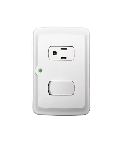 INTERRUPTOR C/TOMA TROEN A136-HLG-1K1C
