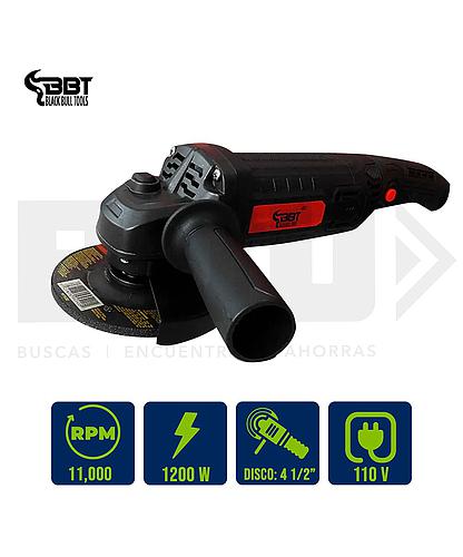 PULIDORA ELECT. 4 1/2 PLG. CON REGULADOR DE VELOCIDAD 1200W 110V 11000RPM BBT KMS9109