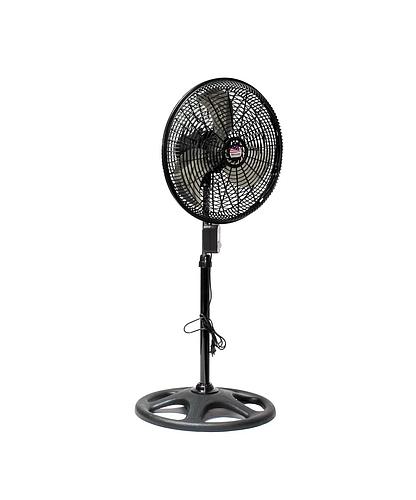 VENTILADOR PEDESTAL ACERO INOX. 18 PULG TY-1001-BK/TY-18-BK