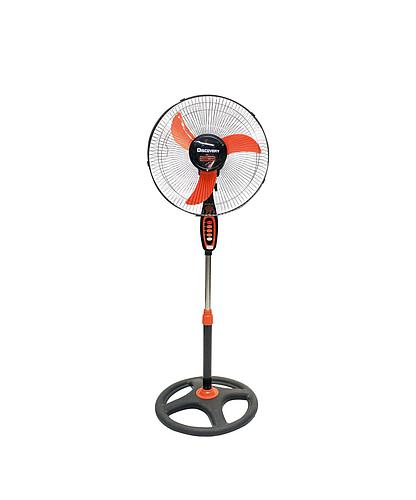 VENTILADOR PEDESTAL CON LAMPARA ASPA NARANJA 16PULG 110V SY-04-OR
