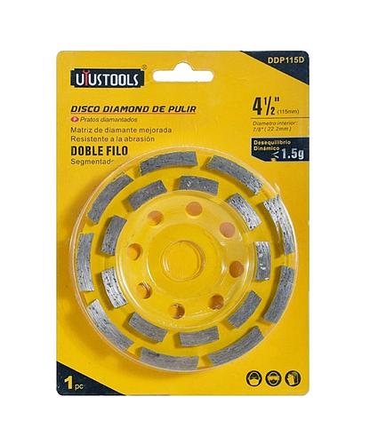 DISCO DIAMANTE PULIR DOBLE FILO 4 1/2 DDP115D