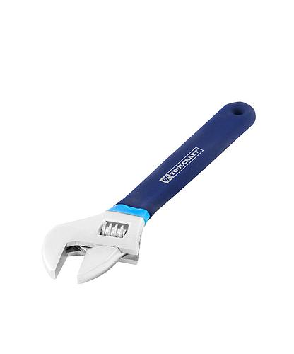 LLAVE CANGREJA CROMADA CON GRIP 10 PULG. TRUPER 15511