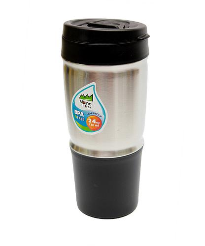 VASO ACERO INOX. 24OZ BU-MG24BK