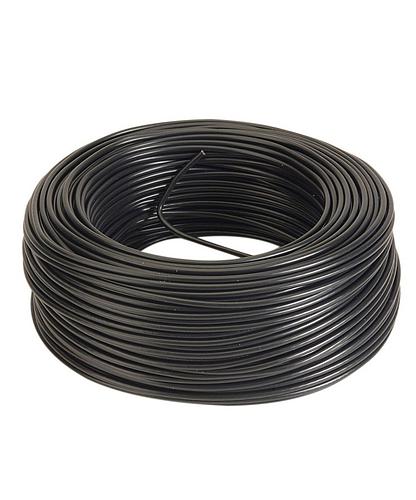 ALAMBRE SOLIDO THHN 10 NEGRO (1 CAJA=100 MTS)