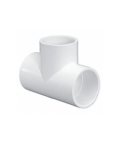 TEE PVC SIN ROSCA 1/2
