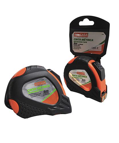 CINTA METRICA PROFESIONAL CON PROTECTORTOR 5MTS IMACASA 10784