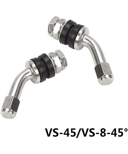 VALVULAS PARA LLANTAS TUB. DE MOTOS VS-8-45 (UNIDAD)