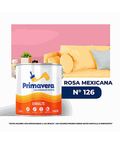 ACEITE PRIMAVERA ROSA MEXICANA Nº 126 GALON (NC)