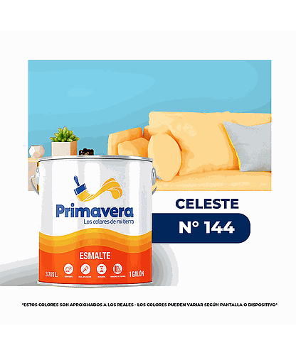 ACEITE PRIMAVERA  CELESTE  Nº 144 GALON