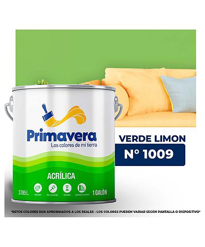 VINILICA PRIMAVERA VERDE LIMON Nº 1009 GALON (NC)