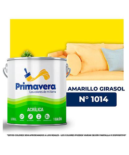 VINILICA PRIMAVERA AMARILLO GIRASOL Nº 1014 GALON (NC)