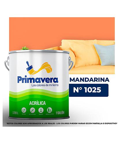 VINILICA PRIMAVERA MANDARINA Nº 1025 GALON (DESC)