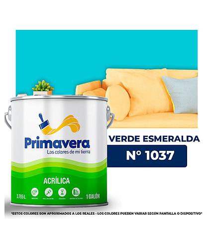 VINILICA PRIMAVERA VERDE ESMERALDA Nº 1037 GALON (NC)