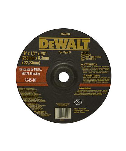 DISCO PARA METAL DEWALT 4 1/2 PULG DW8424