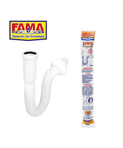 SIFON PVC FLEXIBLE PARA FREGADERO 1 1/2 PULG 49370 / 9776