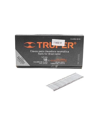 CLAVO PARA CLAVAD. NEUMAT. CALIBRE 18 3/8 PULG. (5000 PCS) TRUPER 18260