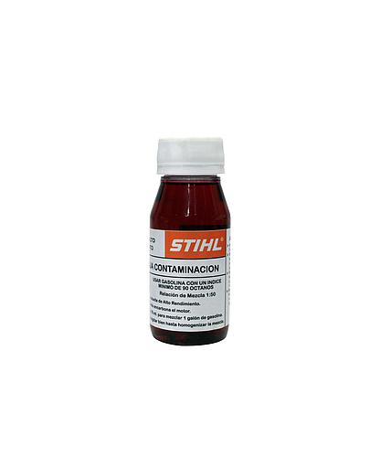 ACEITE PARA MEZCLA MOTOSIERRA/ORILLADORA 76ML = 1GAL. GAS. STIHL OIL-76ML