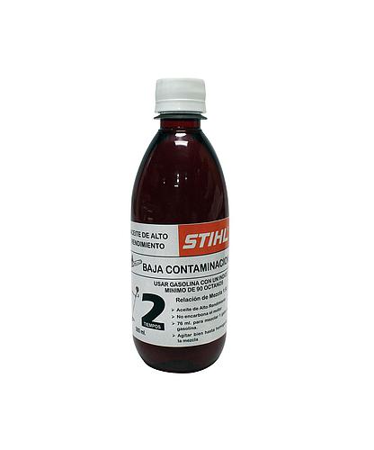 ACEITE PARA MEZCLA MOTOSIERRA/ORILLADORA 380ML = 5GAL. GAS. STIHL OIL-380ML