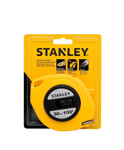 CINTA METRICA 30 MTS. METAL STANLEY 34-107S