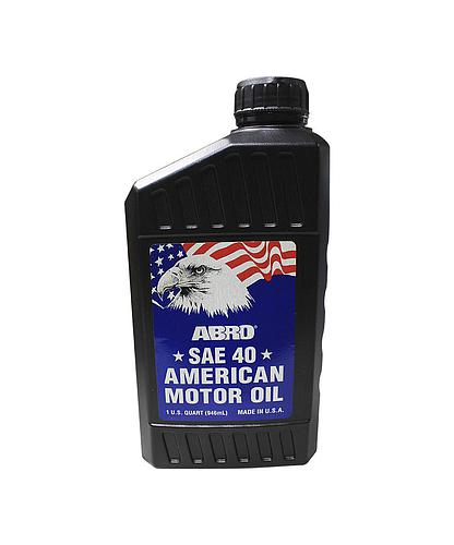 ACEITE SAE 40 MINERAL PARA MOTOR GAS. 1QT ABRO