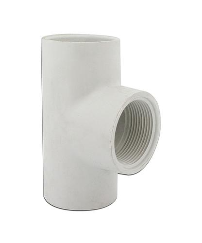 TEE PVC CON ROSCA 1/2