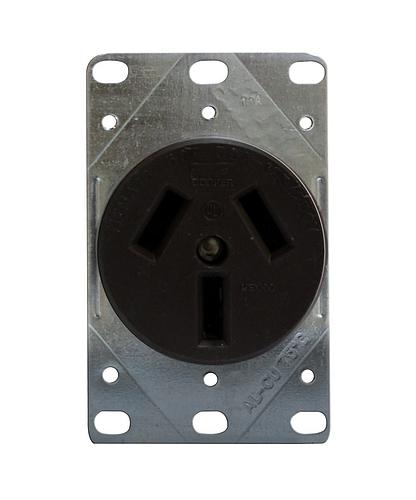 TOMA CTE. HEMBRA PARA COCINA CON PLACA 32/327P