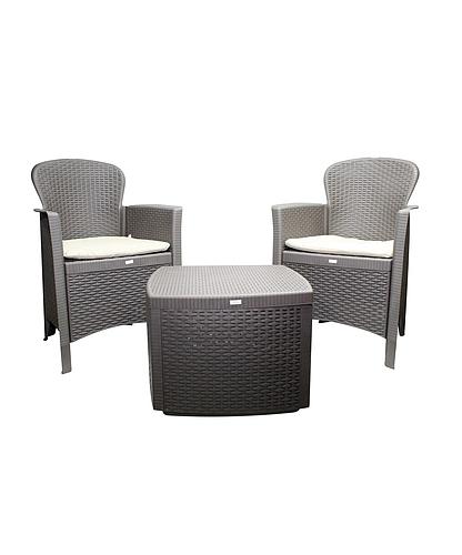 SALA PARA TERRAZA 3PCS SET-TREE-MOKA (DESC)
