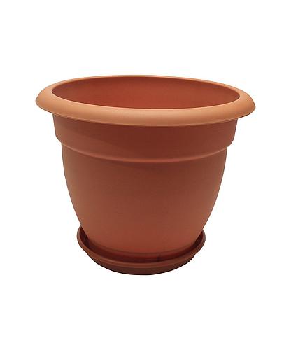 MACETERO PLASTICO CON BASE 35X34 CMS DHALIA-17