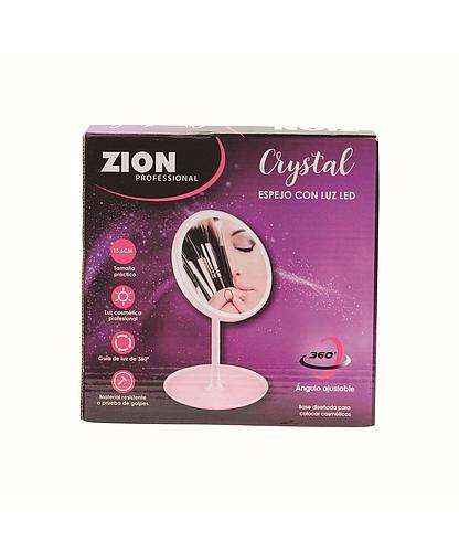ESPEJO PEDESTAL CON BOMBILLO LED ZN-263