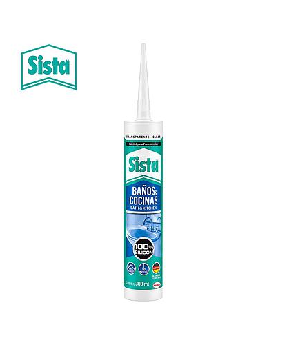 SELLADOR SILICON BAÑOS Y COCINA TRANSP. 300ML F101 SISTA