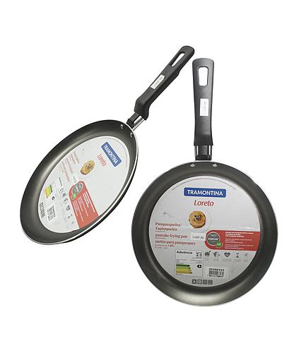 SARTEN 22CM TEFLON NEGRO DELGADA LORETO TRAMONTINA 20389/022
