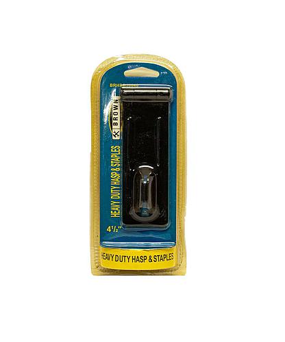 PORTA CANDADO NEGRO HEAVY DUTY 4.5 PULG BRHDBJ0040