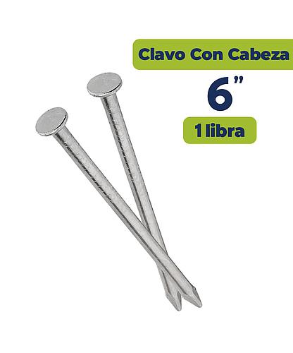 CLAVO ALAMBRE CON CABEZA 6(LBS)