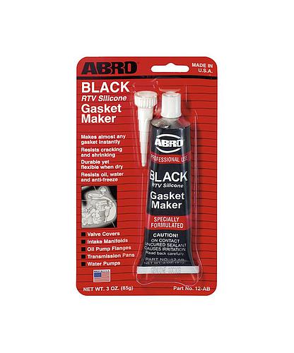 SILICON PARA HACER EMPAQUES ALTA TEMP. (NEGRO) 12-AB 3OZ. ABRO