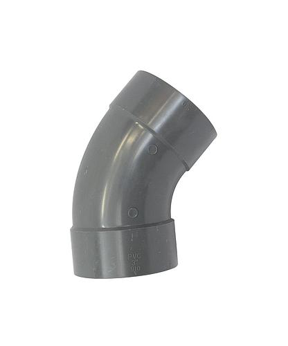 CURVA DRENAJE 45 3PLG. PARA CANOA PVC LISA AMANCO 909723