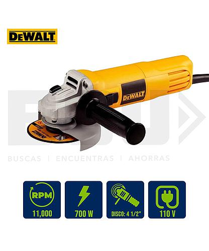 MINI PULIDORA 4 1/2 PLG. 700W DEWALT DWE4010-B3 (NCR)