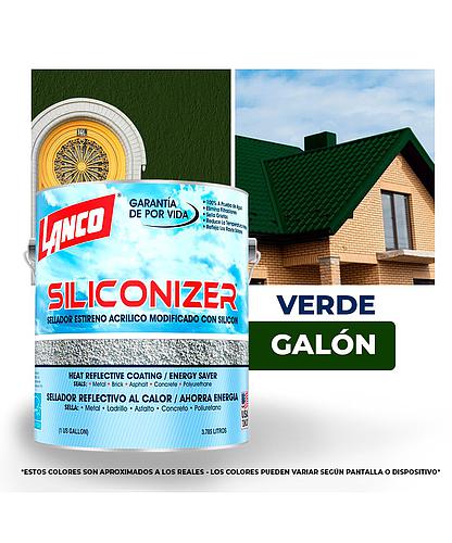 IMPERMEABILIZANTE SILICONIZER VERDE GAL. LANCO RC-202-4 (NC)
