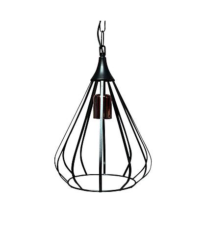 LAMPARA COLGAR NEGRO METAL SF-808