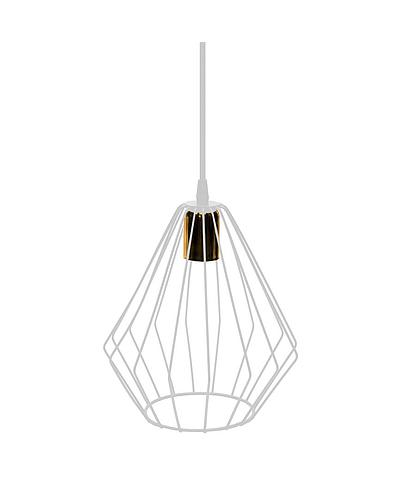 LAMPARA COLGAR GEOMETRICA COLOR BLANCO METAL LMP1031-1