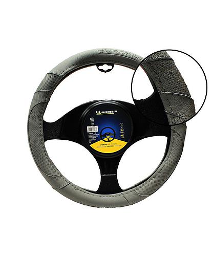 FORRO PARA TIMON AUTO MICHELIN GRIS CUERO ML-1005-G